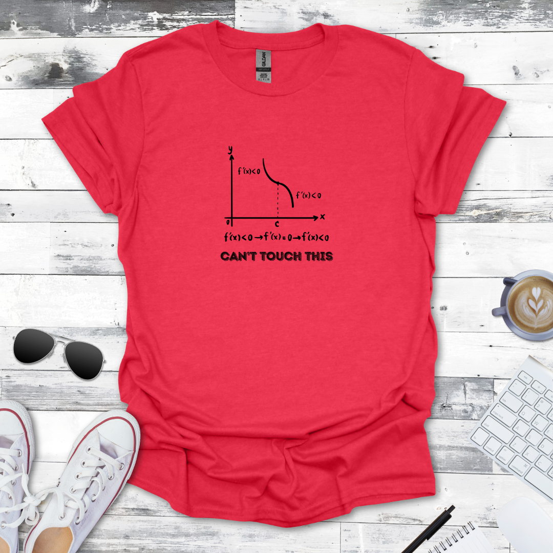 Can't Touch This Asymptote Math Tee