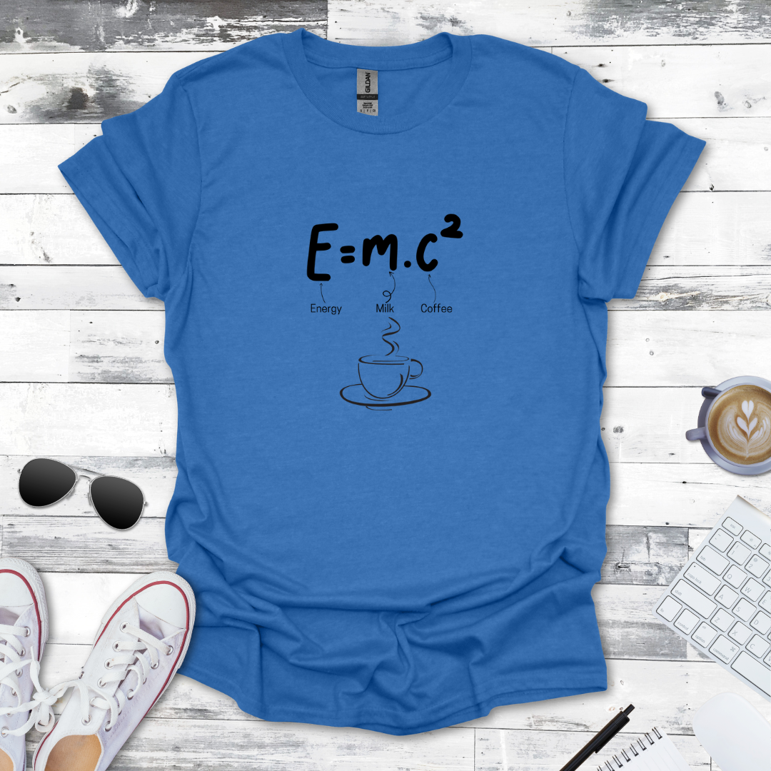 E=MC² Coffee Science Tee