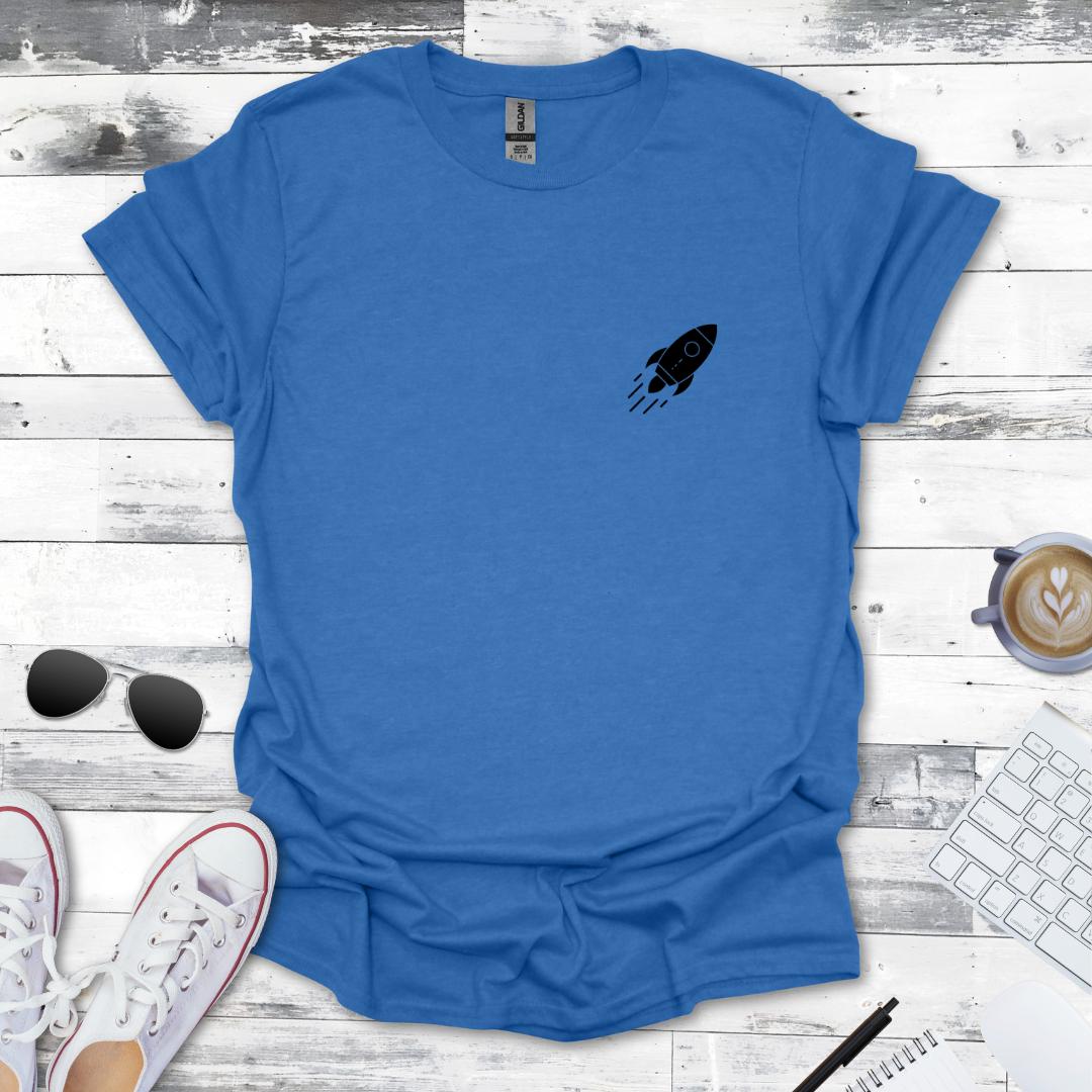 Minimalist Rocket Design Space Tee