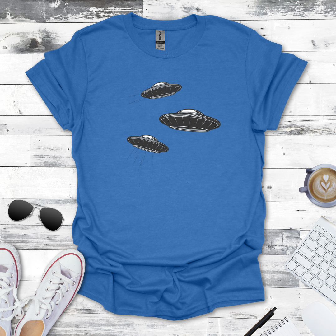 Fly Saucer Minimalist Space Tee