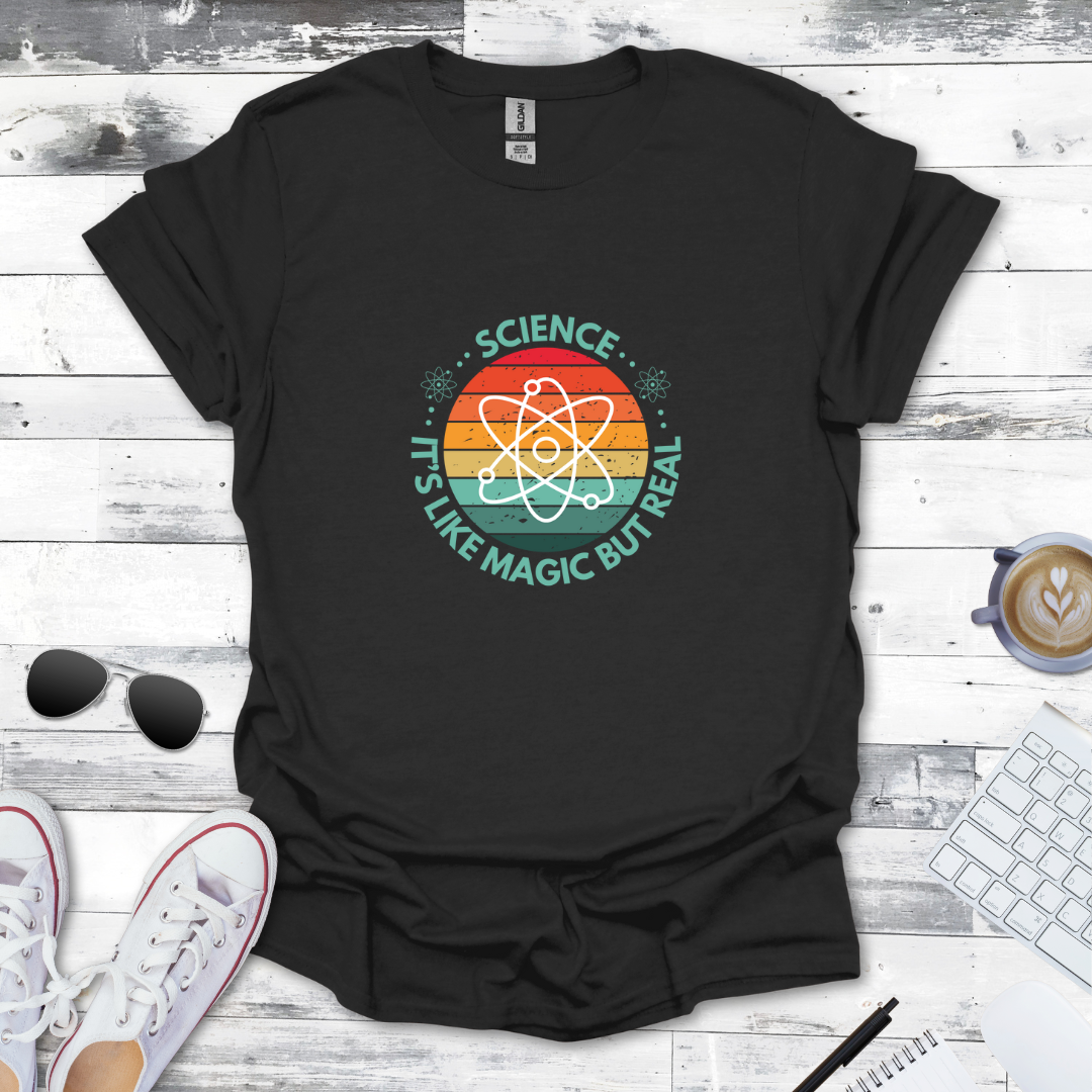 It's Like Magic But Real - Retro Atom Tee