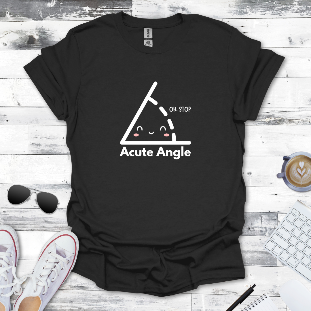 Cute & Clever Acute Angle Math Tee