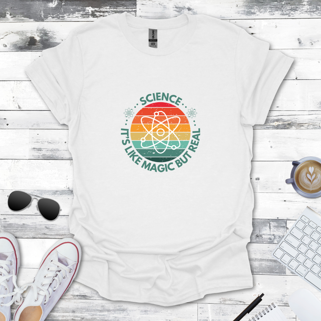 It's Like Magic But Real - Retro Atom Tee