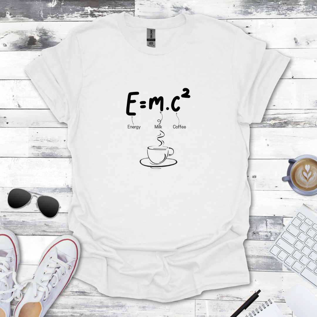E=MC² Coffee Science Tee