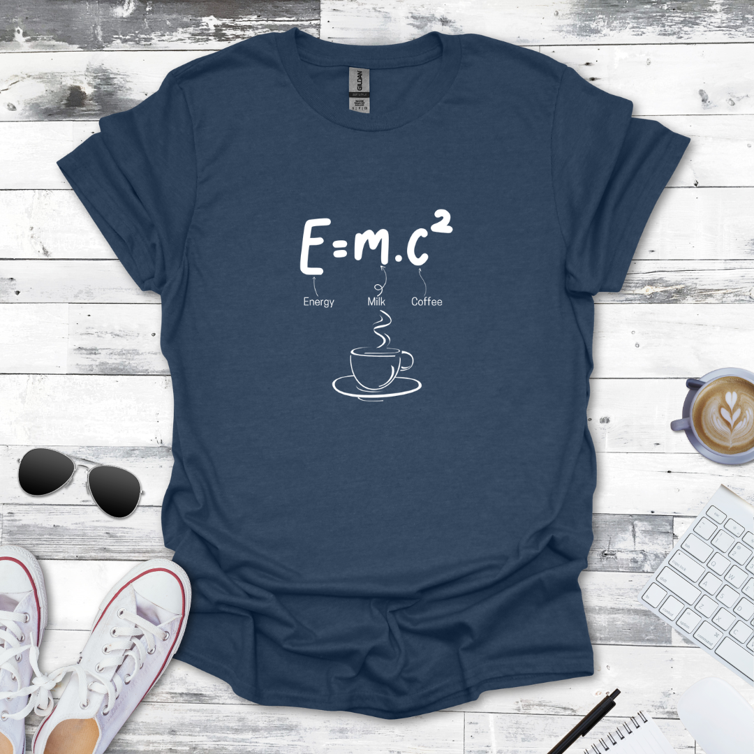 E=MC² Coffee Science Tee