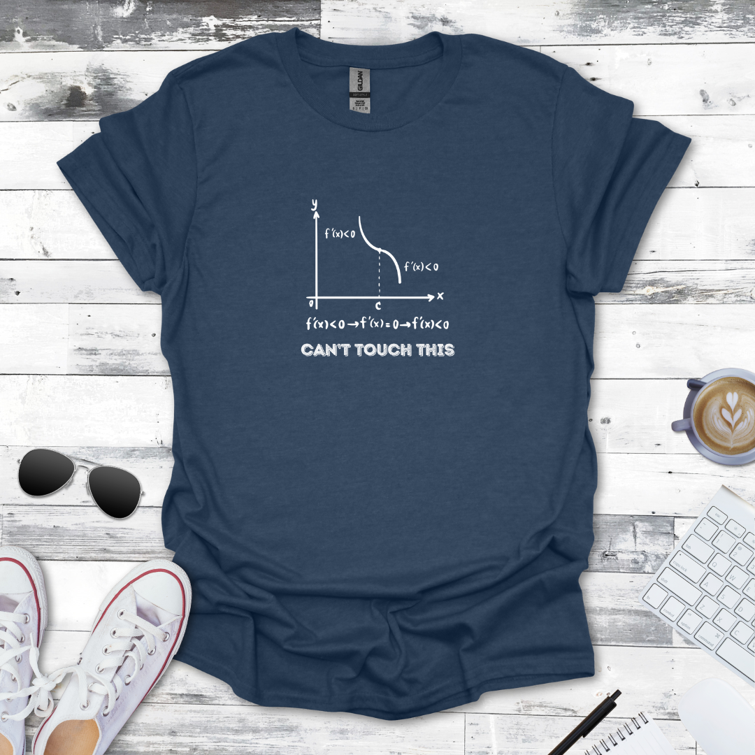 Can't Touch This Asymptote Math Tee