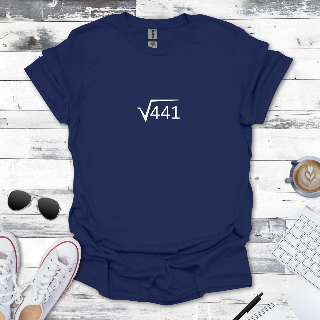21th Birthday - Square Root of 441 Tee