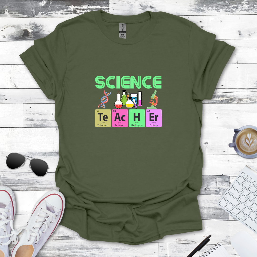 Periodic Table Chemistry Lab Design Tee