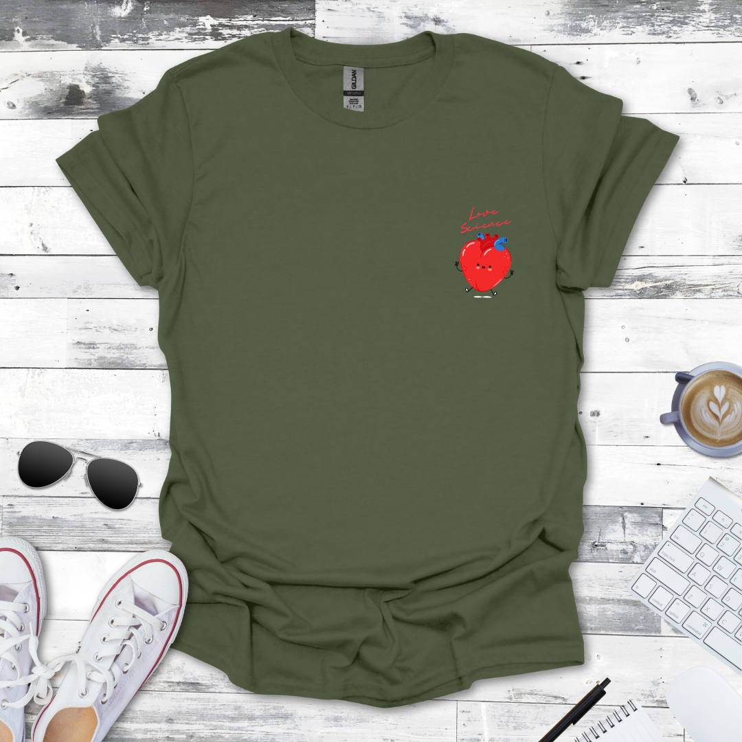 Anatomical Heart "Love Science" Tee