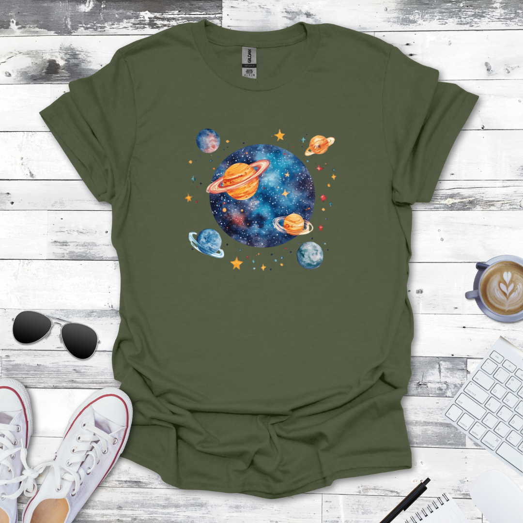Cosmic Dreams Planetary Tee