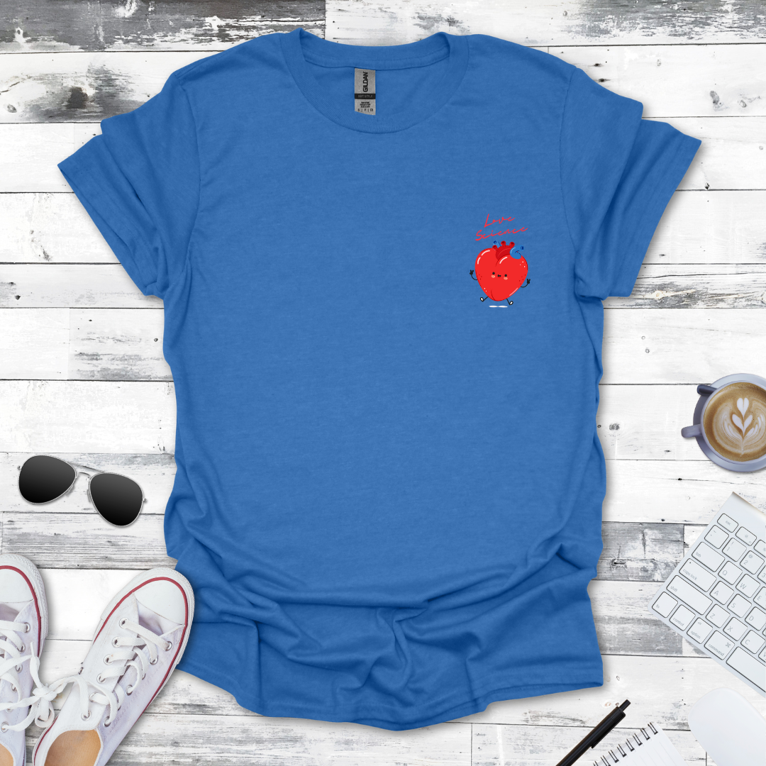 Anatomical Heart "Love Science" Tee