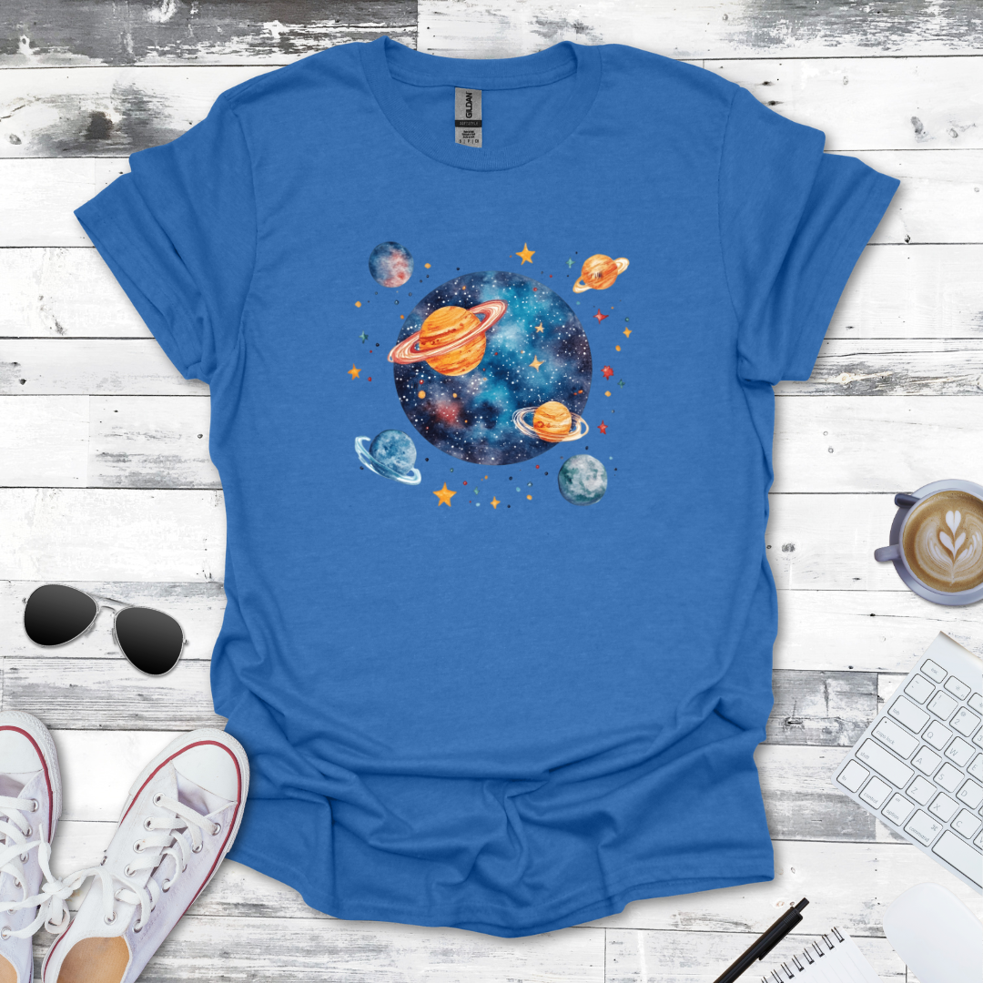 Cosmic Dreams Planetary Tee