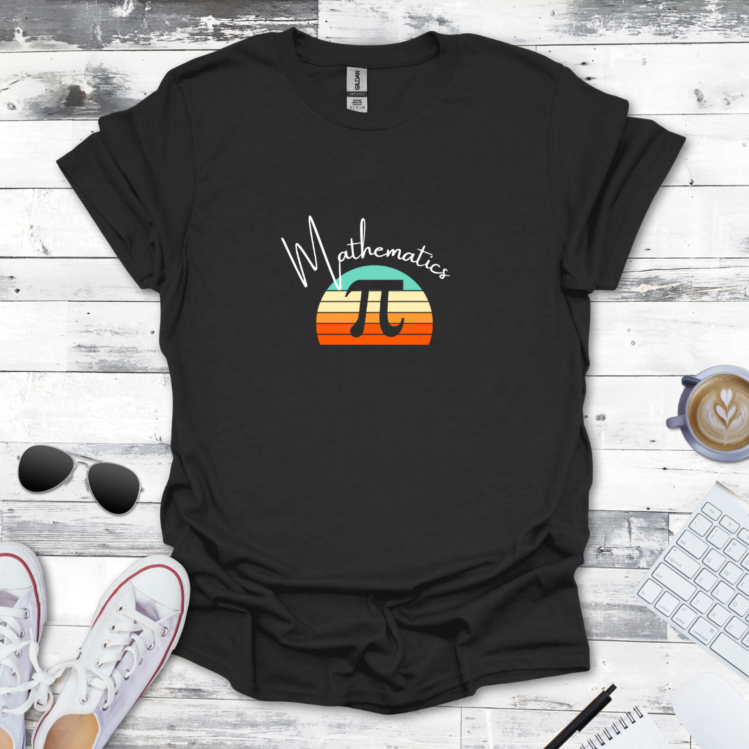 Mathematics Pi Sunrise Tee