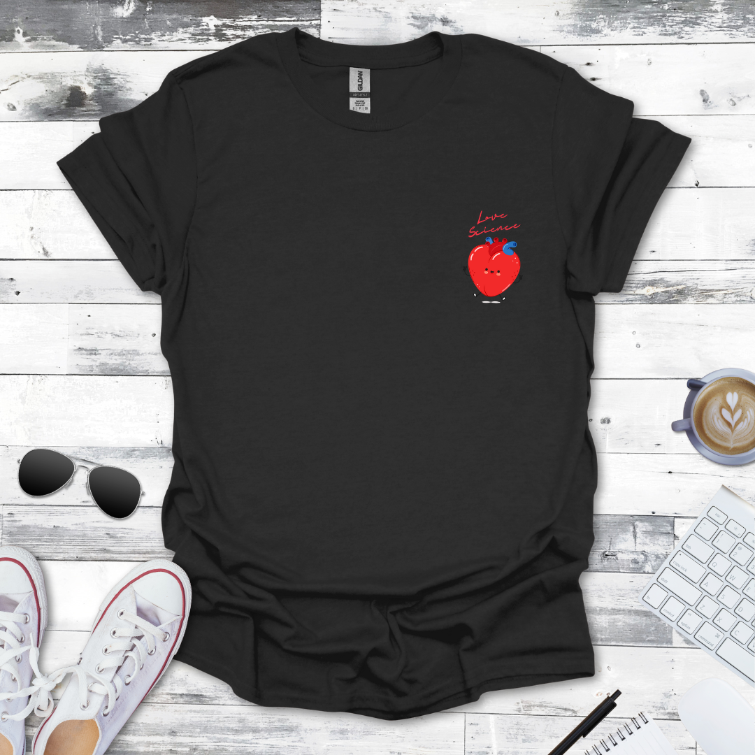 Anatomical Heart "Love Science" Tee