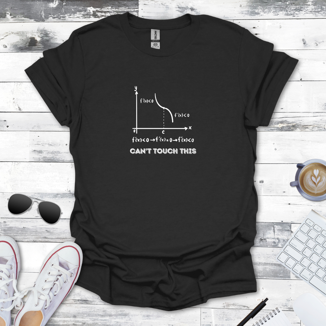 Can't Touch This Asymptote Math Tee
