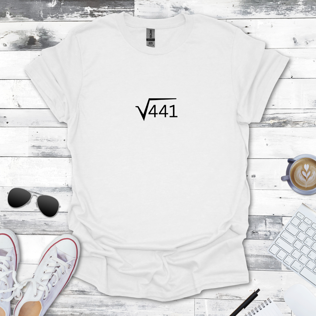 21th Birthday - Square Root of 441  Tee