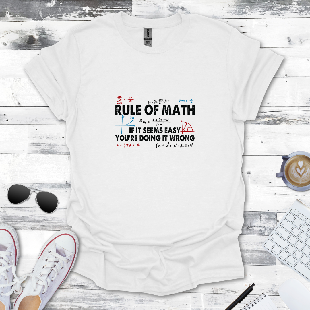 Rule of Math Tee