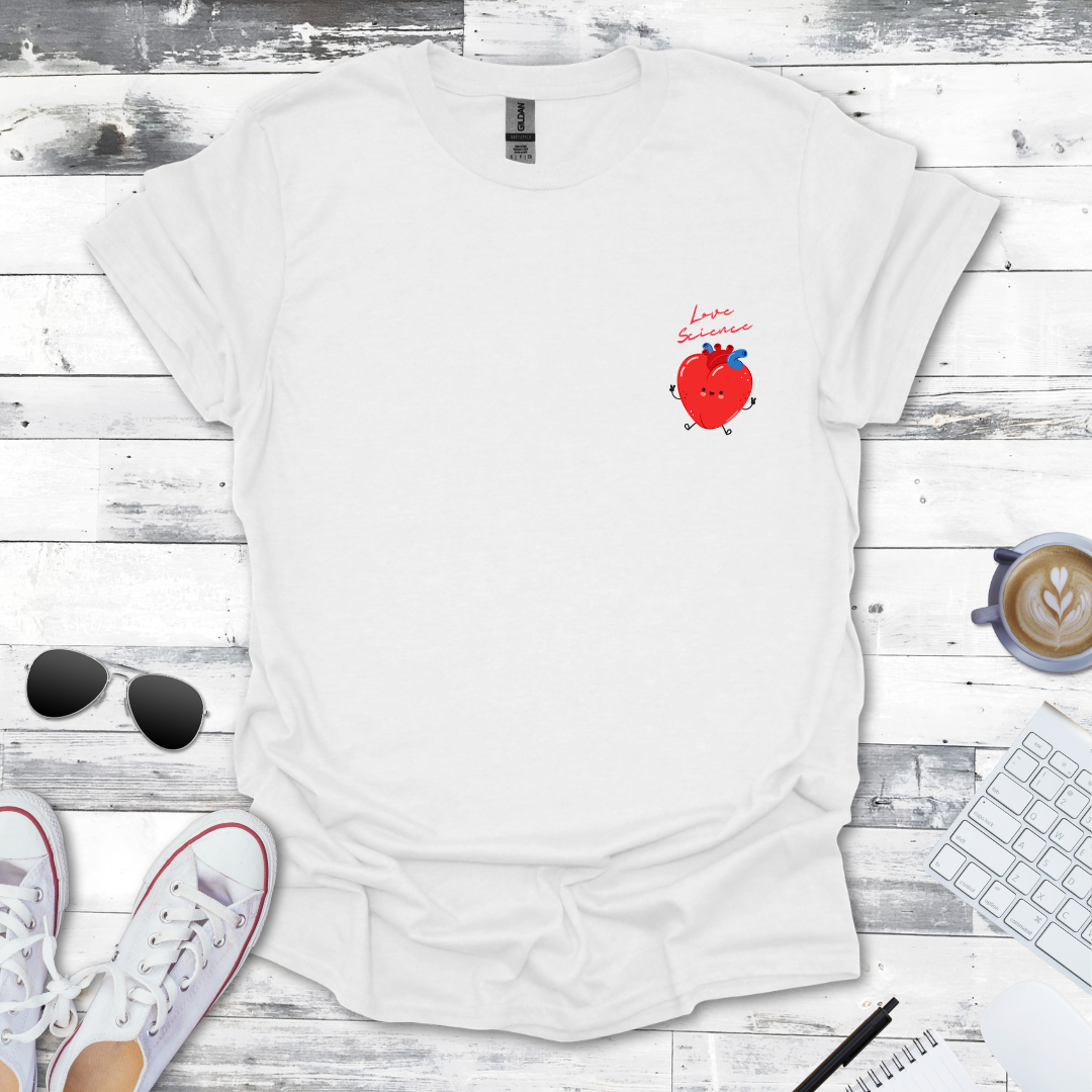 Anatomical Heart "Love Science" Tee