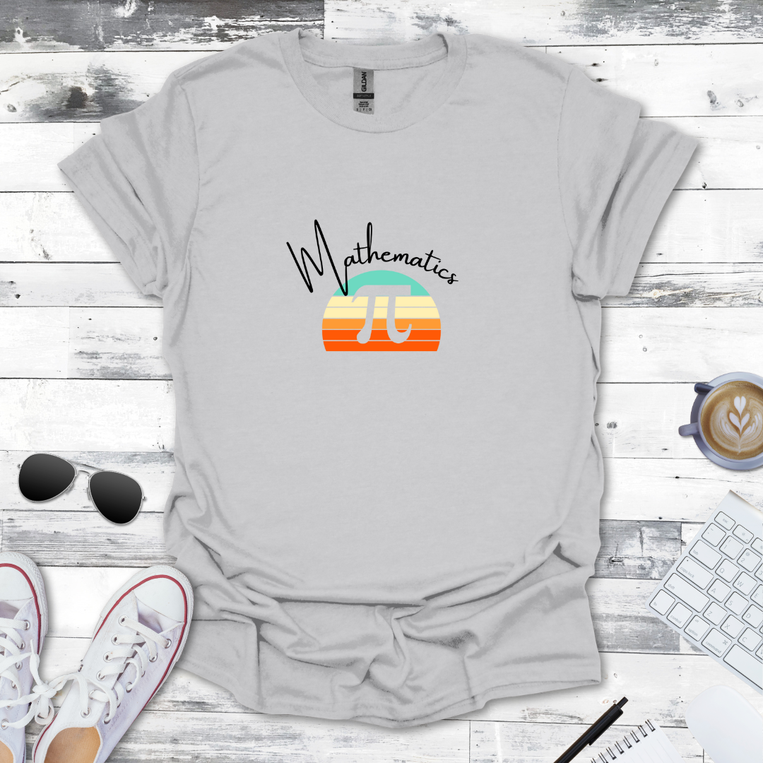 Mathematics Pi Sunrise Tee