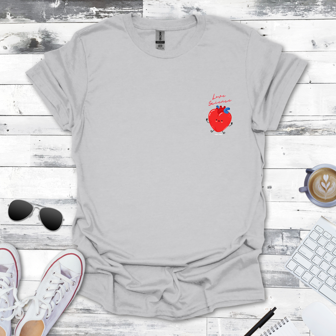 Anatomical Heart "Love Science" Tee