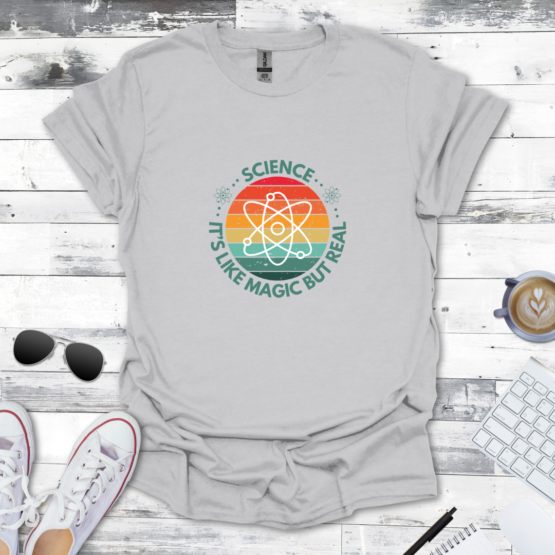 It's Like Magic But Real - Retro Atom Tee