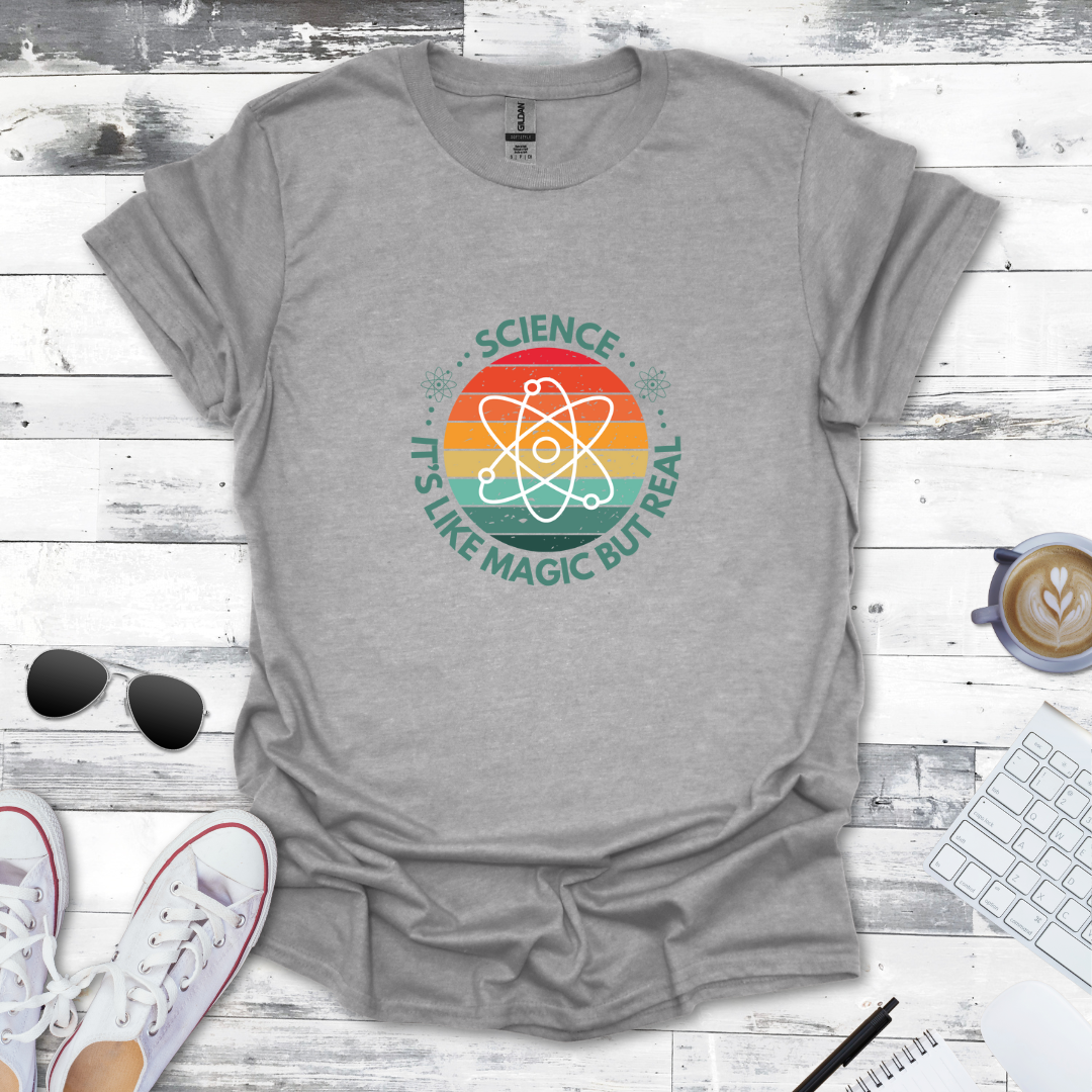 It's Like Magic But Real - Retro Atom Tee