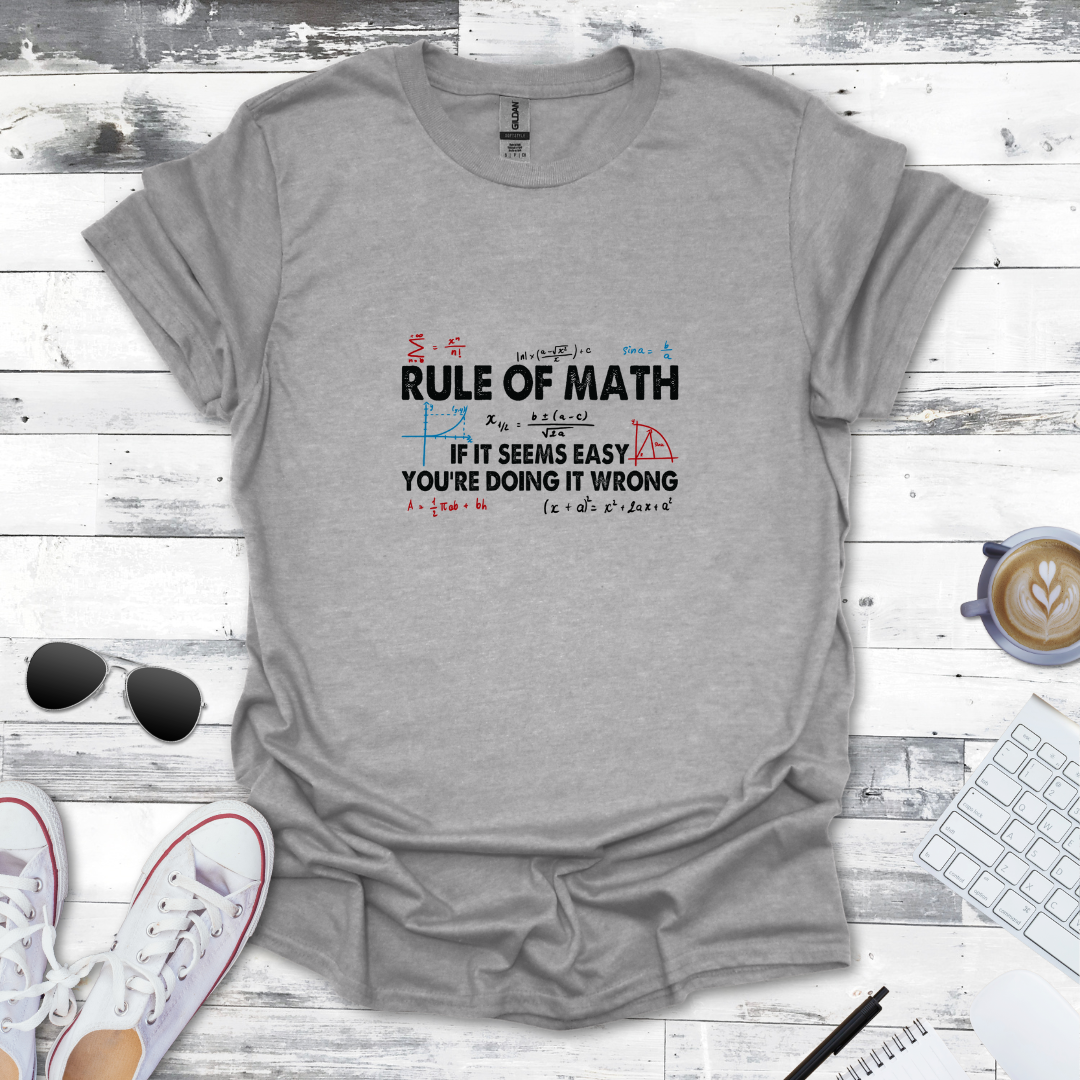 Rule of Math Tee