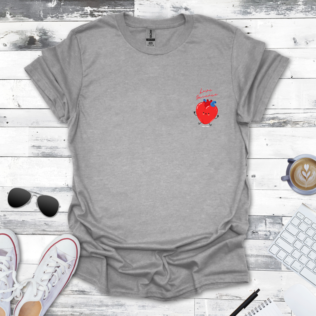 Anatomical Heart "Love Science" Tee