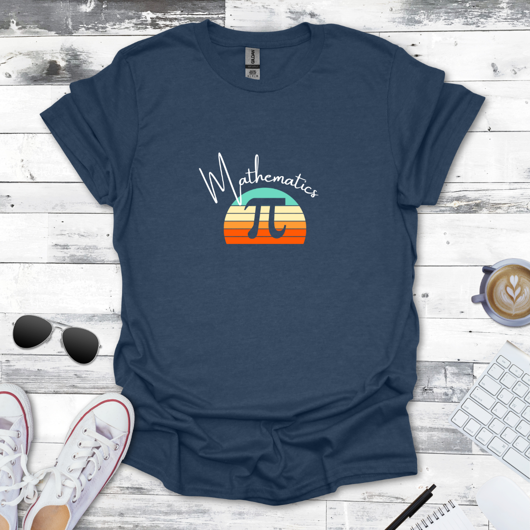 Mathematics Pi Sunrise Tee