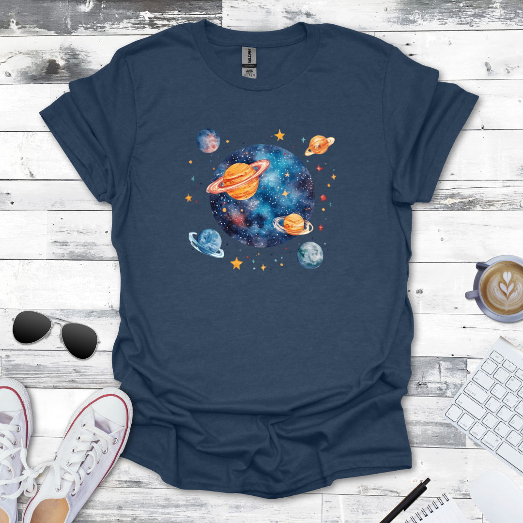 Cosmic Dreams Planetary Tee