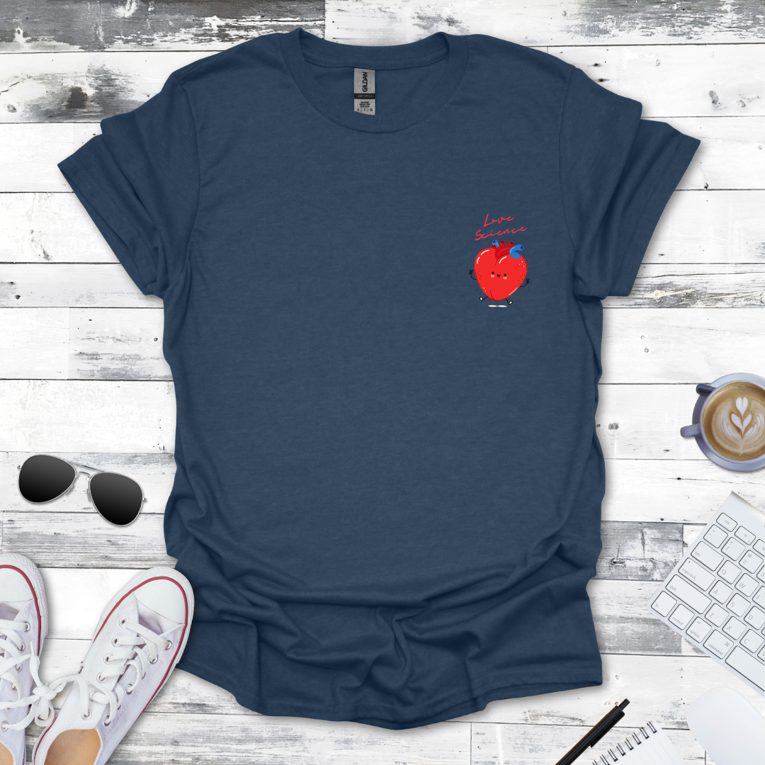 Anatomical Heart "Love Science" Tee
