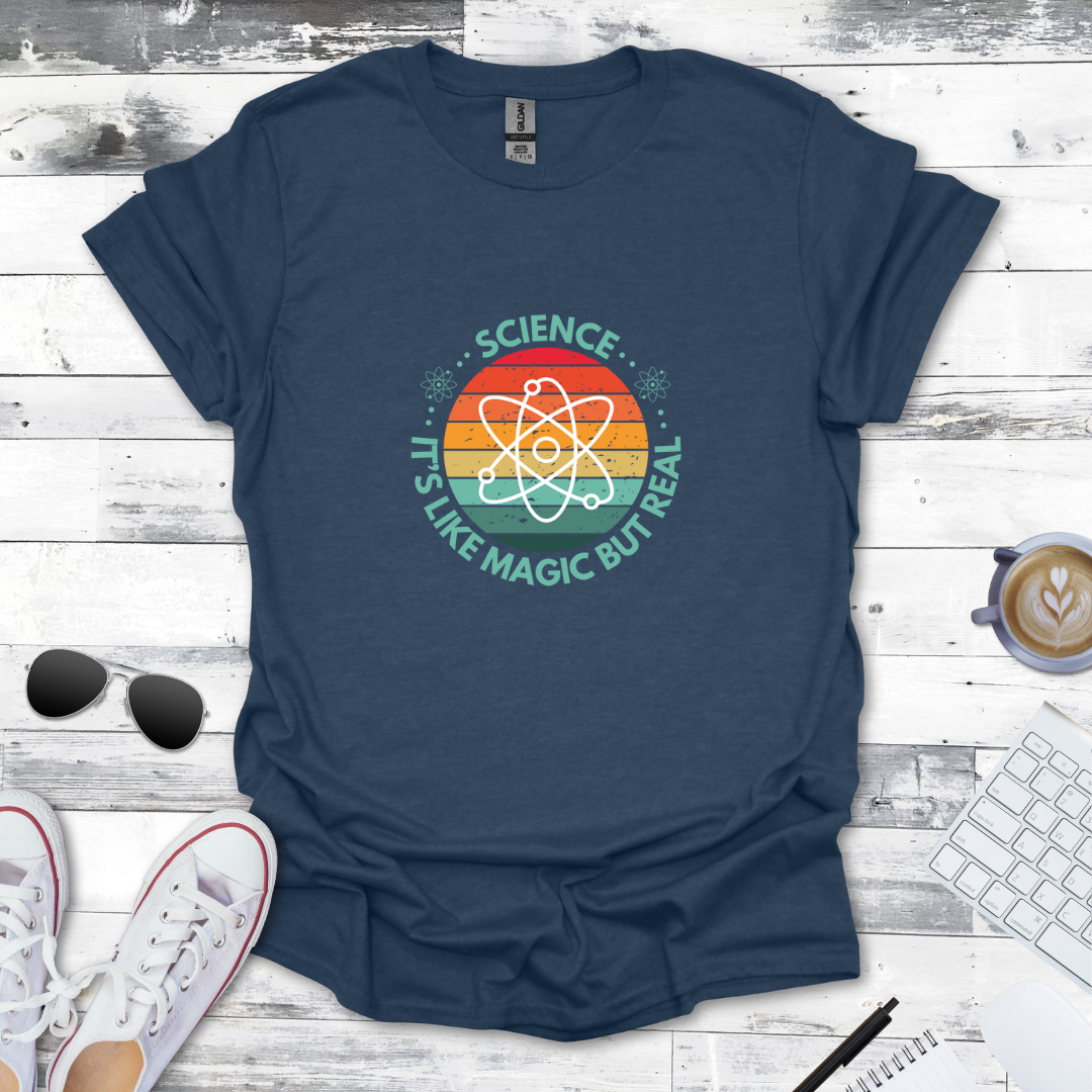 It's Like Magic But Real - Retro Atom Tee