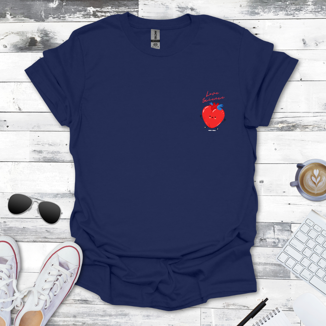 Anatomical Heart "Love Science" Tee