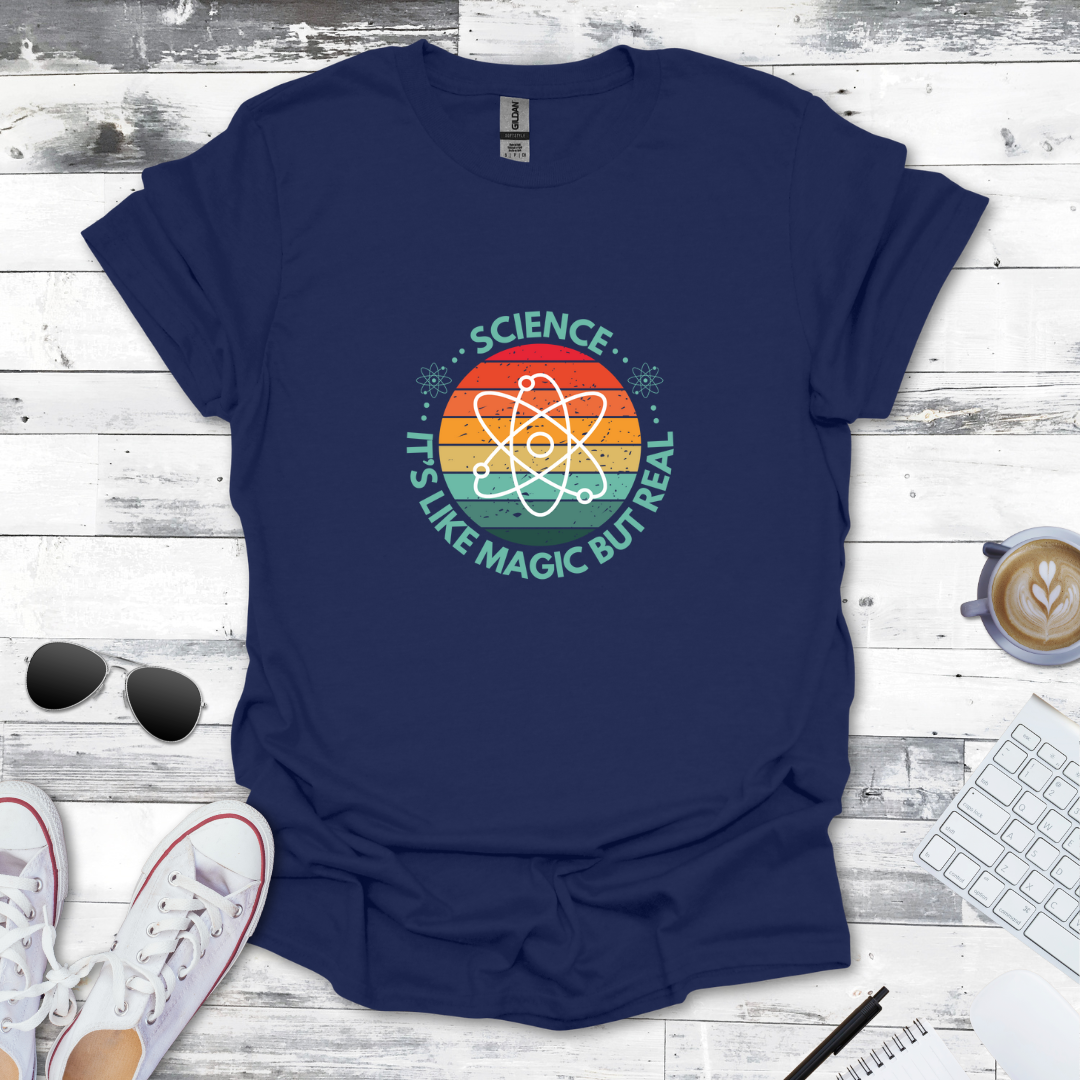 It's Like Magic But Real - Retro Atom Tee