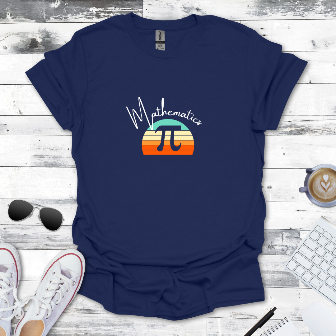 Mathematics Pi Sunrise Tee