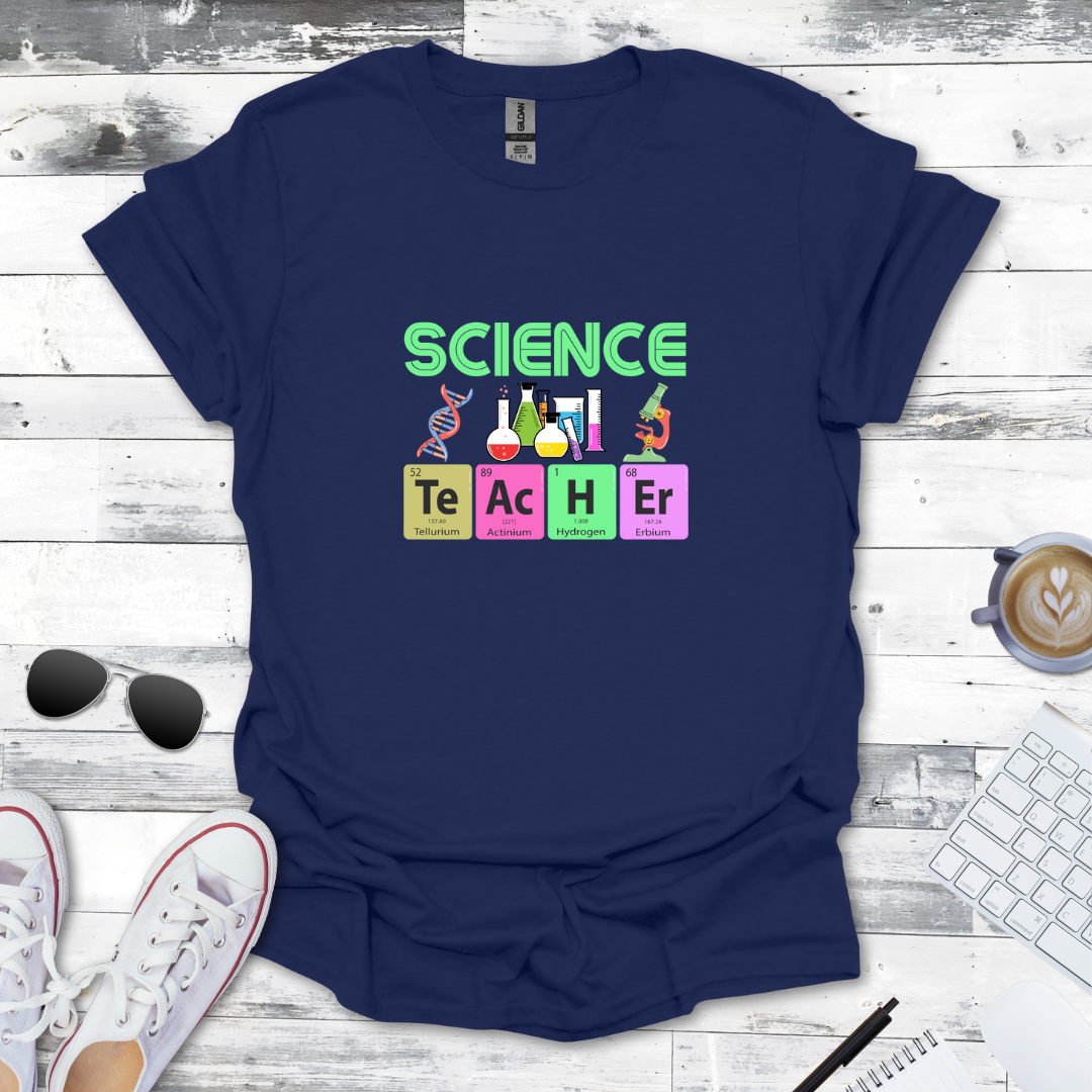 Periodic Table Chemistry Lab Design Tee
