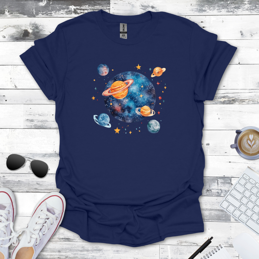 Cosmic Dreams Planetary Tee