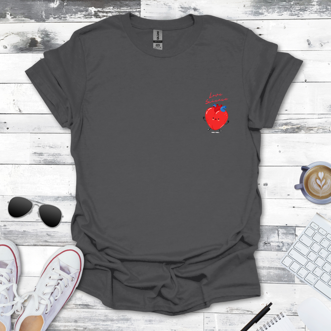 Anatomical Heart "Love Science" Tee