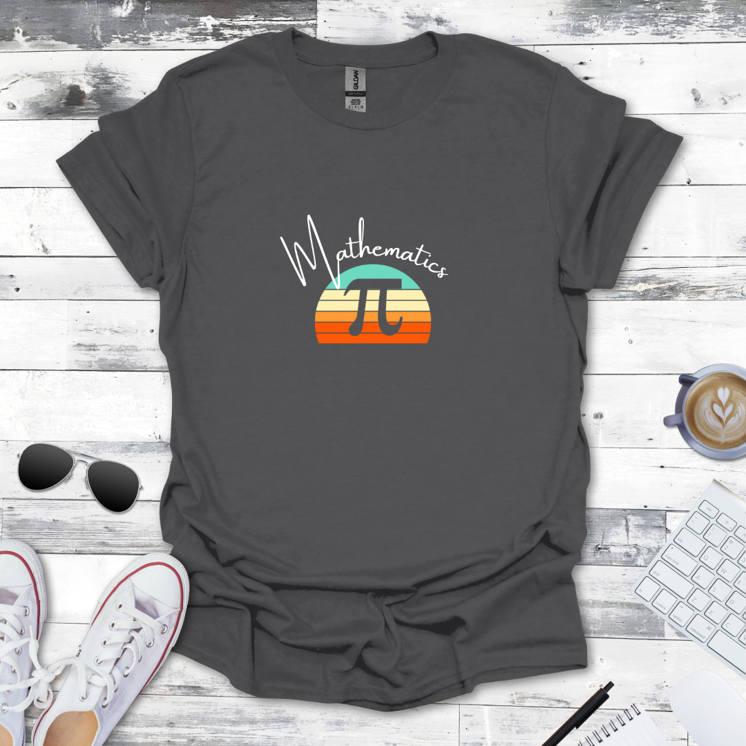 Mathematics Pi Sunrise Tee