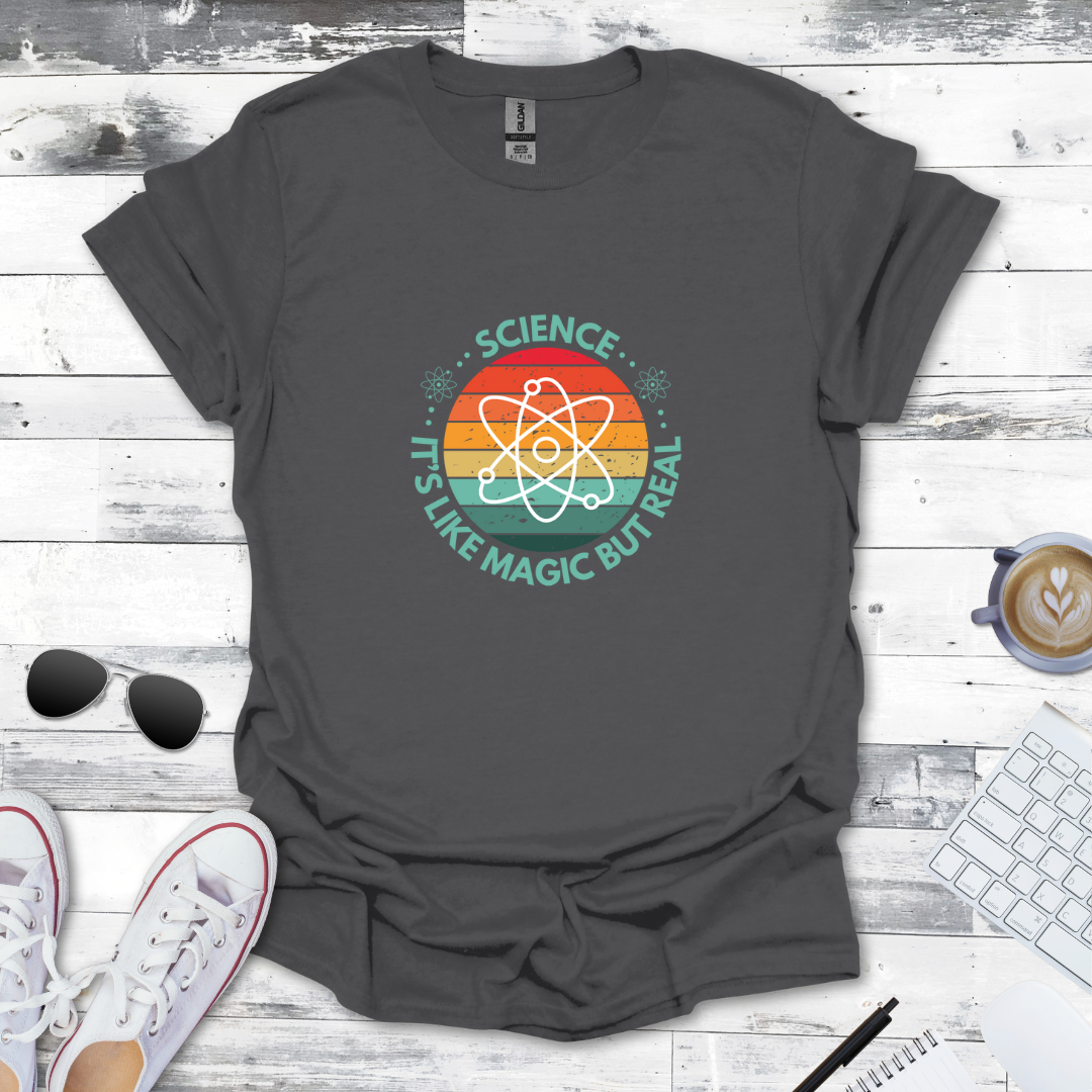 It's Like Magic But Real - Retro Atom Tee