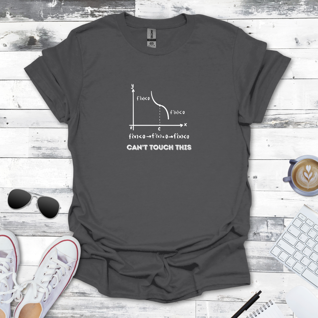 Can't Touch This Asymptote Math Tee