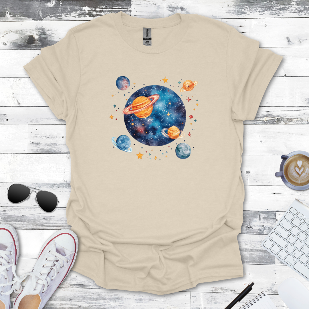 Cosmic Dreams Planetary Tee