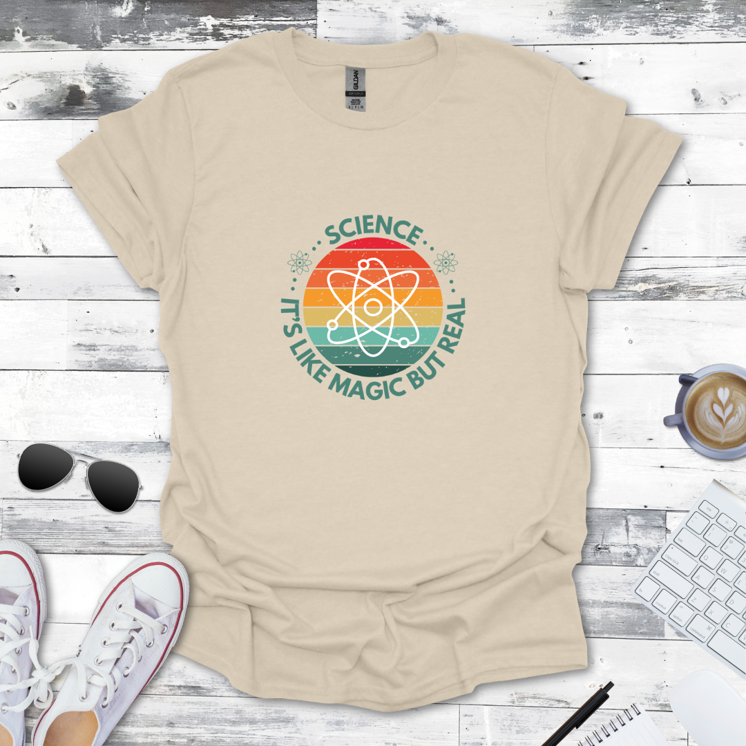 It's Like Magic But Real - Retro Atom Tee