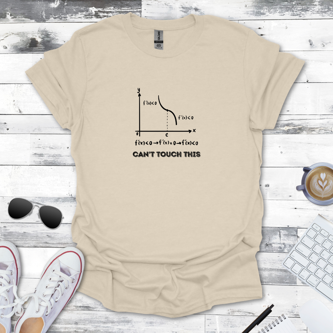 Can't Touch This Asymptote Math Tee