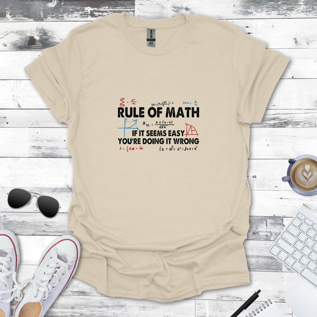 Rule of Math Tee
