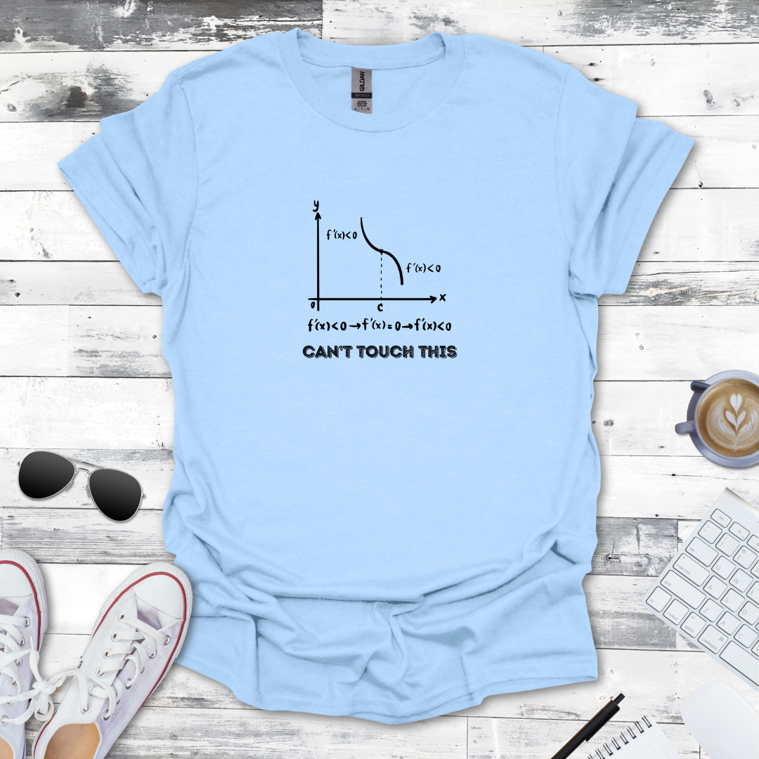 Can't Touch This Asymptote Math Tee